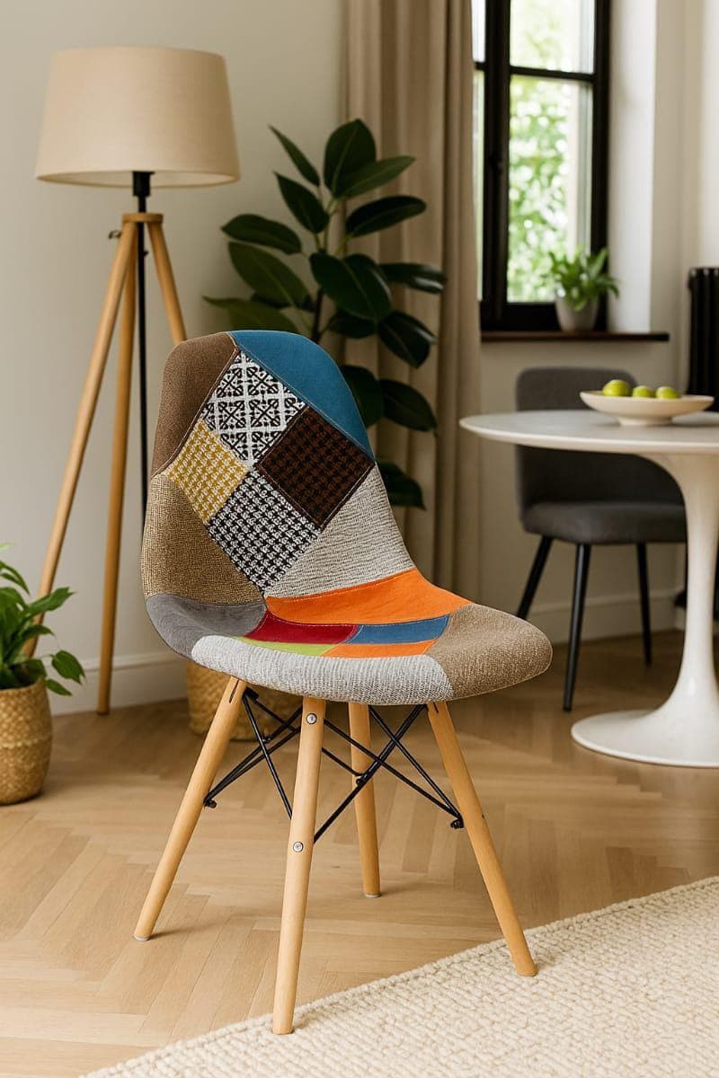 Patchwork Eames chair 