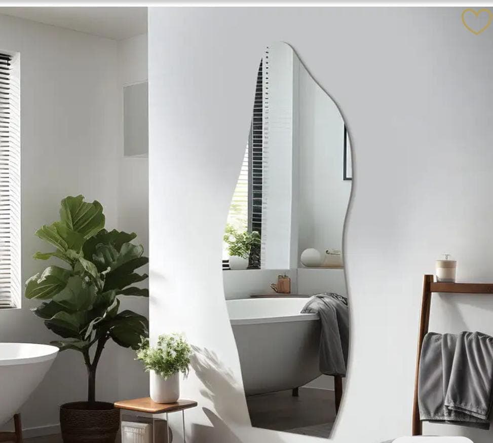 Asymmetrical Acrylic sticker Mirror 