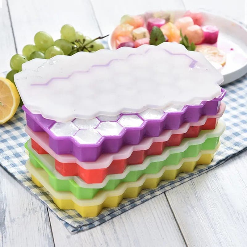 Reusable Honeycomb Silicone Ice Cube Mould