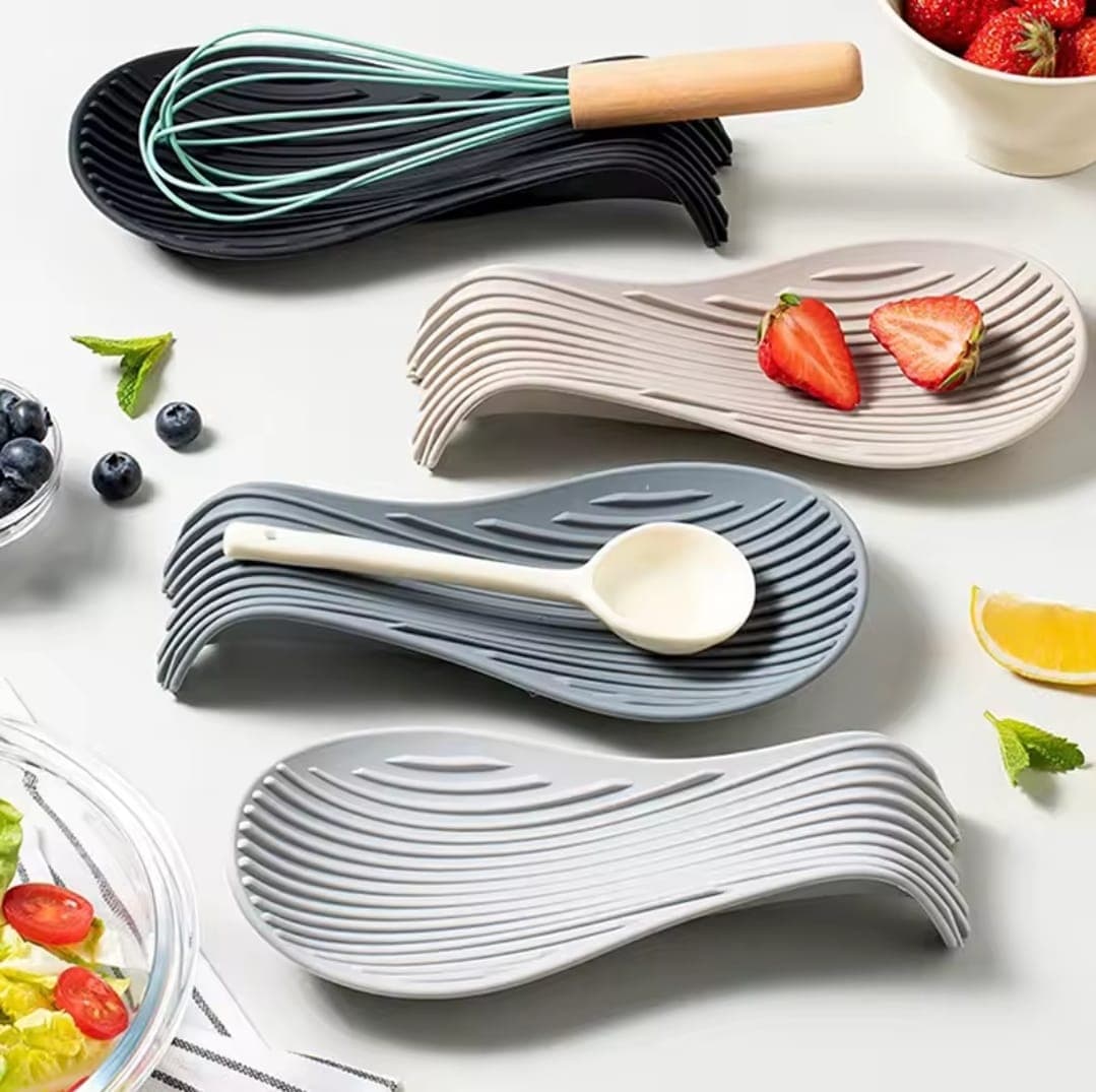 Flexible Spoon Rest — Keep Your Kitchen Tidy & Stylish