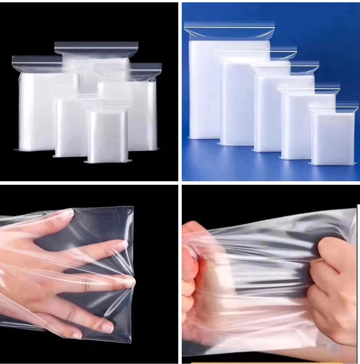 Extra Heavy Duty No-Tear Freezer Bags (20 Threads — 25pcs per Set)