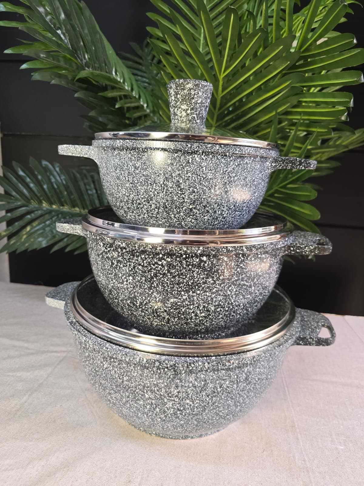 6pc Granite Cookware Set