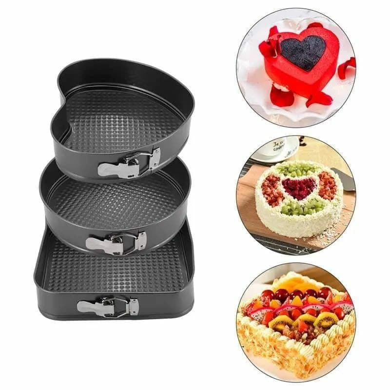 3pcs Baking Tins Set