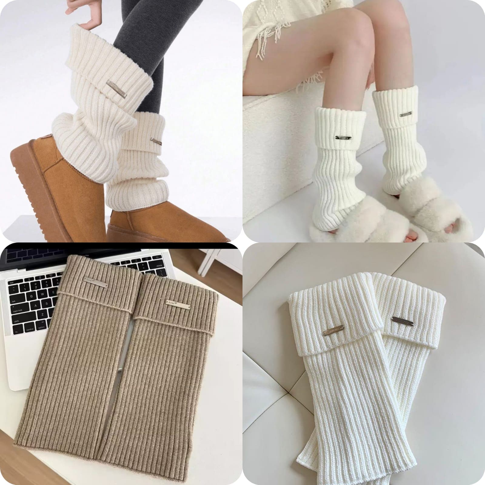 Thickened Knitted Pleated Pile Socks