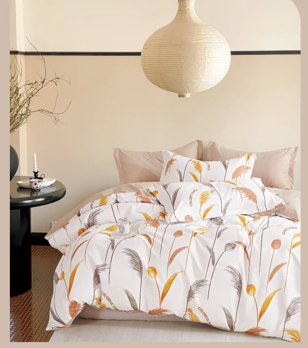 4Pcs Double Sided Luxurious High Quality Duvet Cover Set